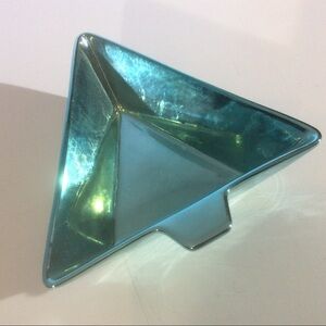 Mint Green Christmas Tree Holiday Serving Dish